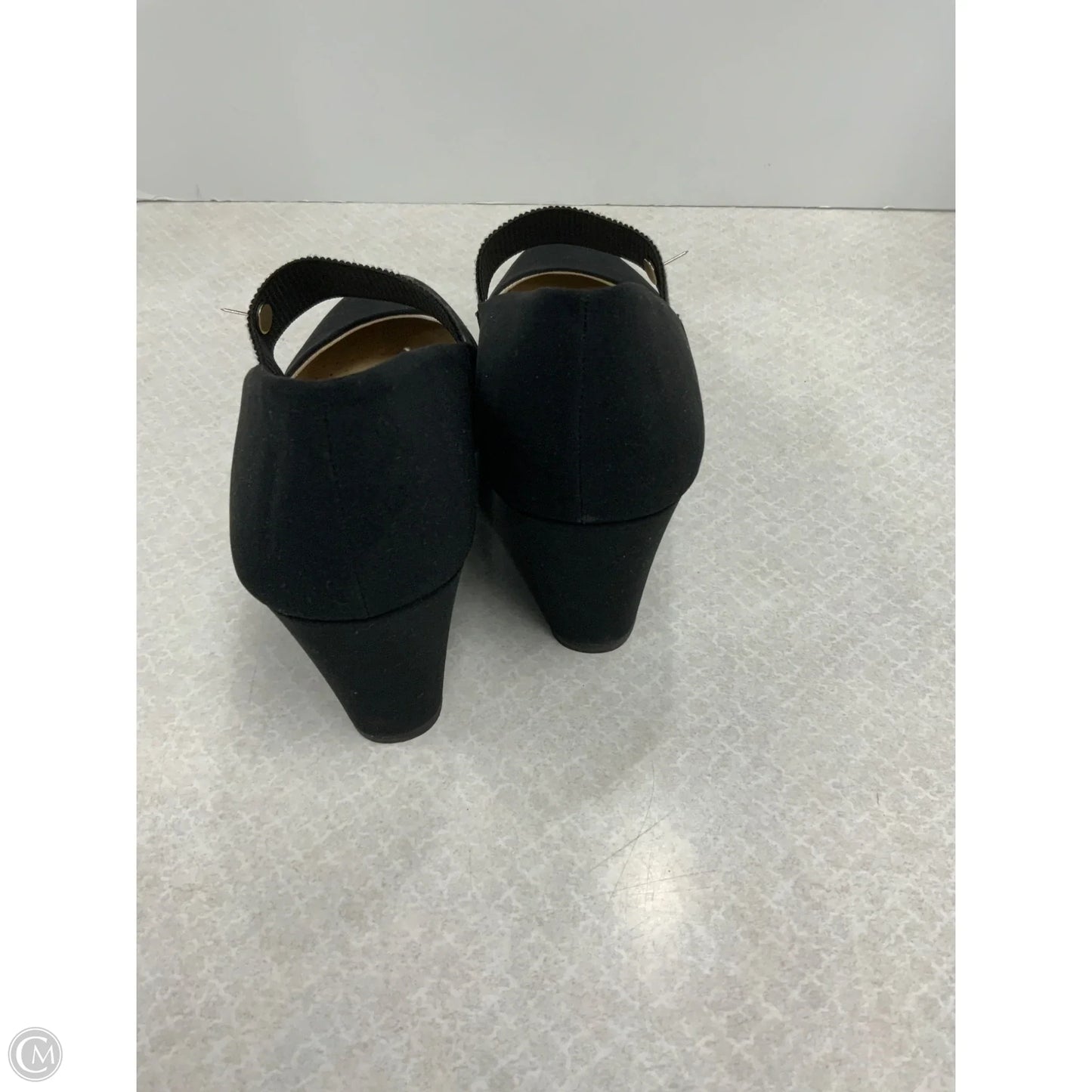 Shoes Heels Wedge By Life Stride In Black, Size: 11