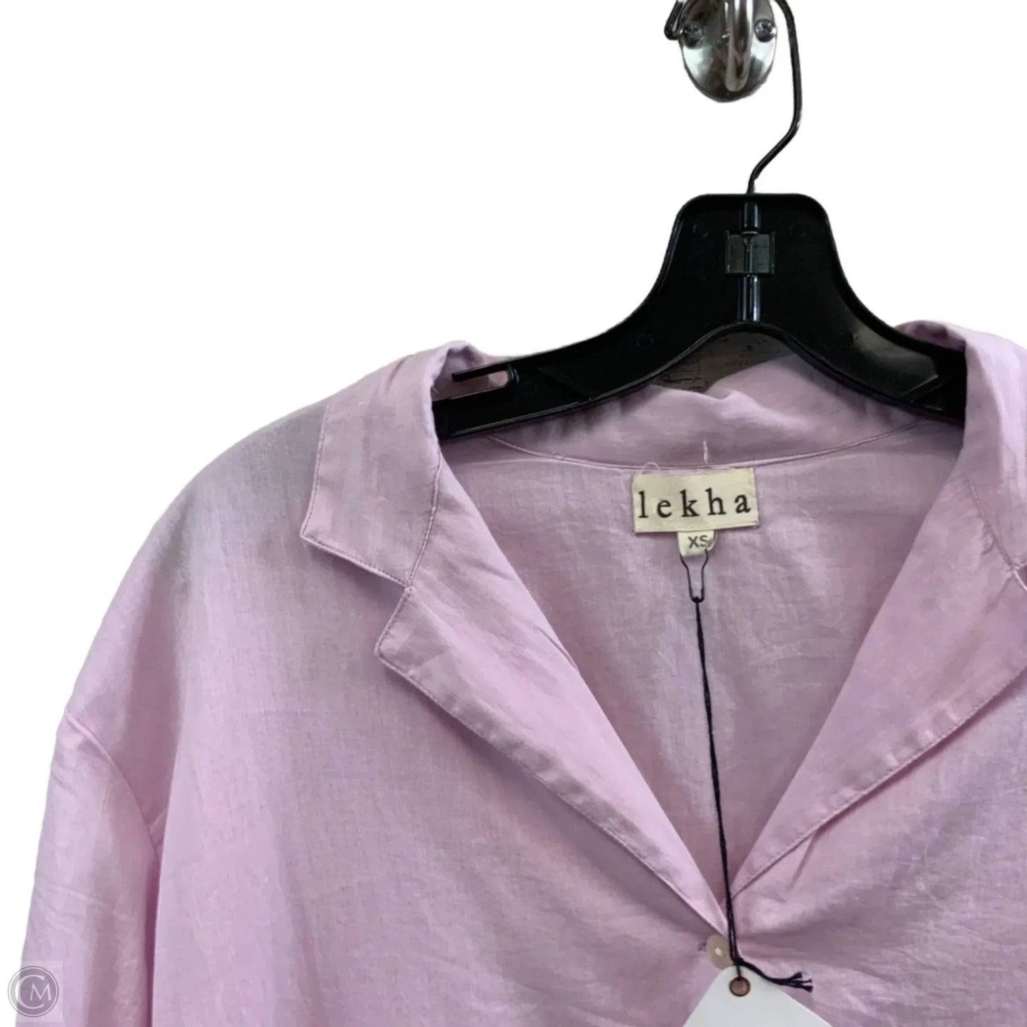 Blouse Long Sleeve By LEKHA In Pink, Size: Xs