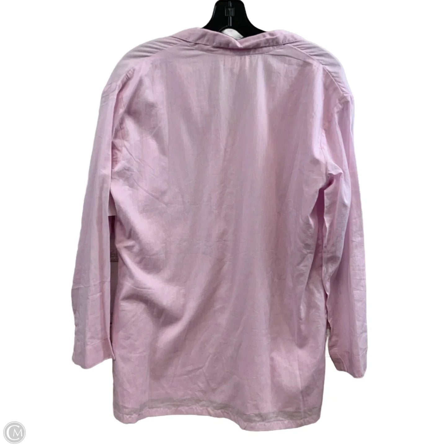 Blouse Long Sleeve By LEKHA In Pink, Size: Xs
