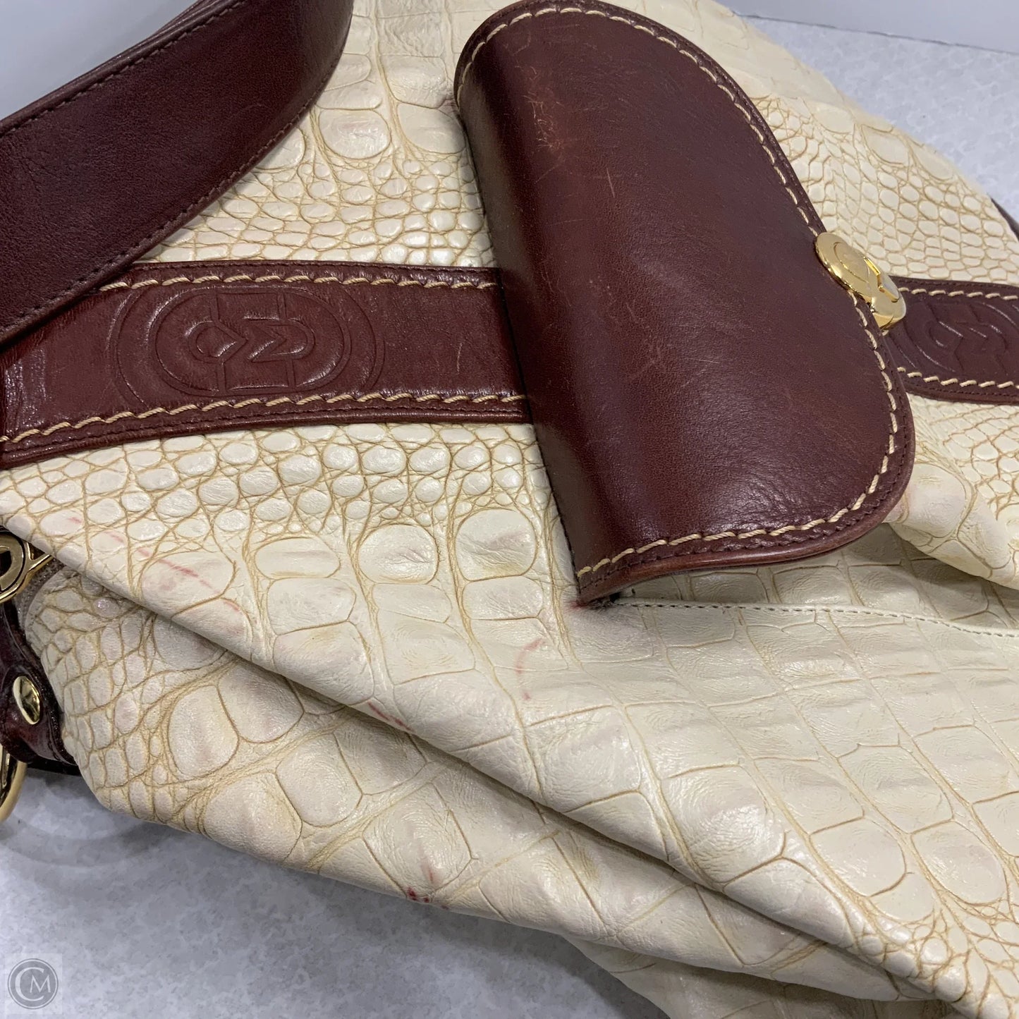 Handbag Leather By MARINO ORLANDI, Size: Large