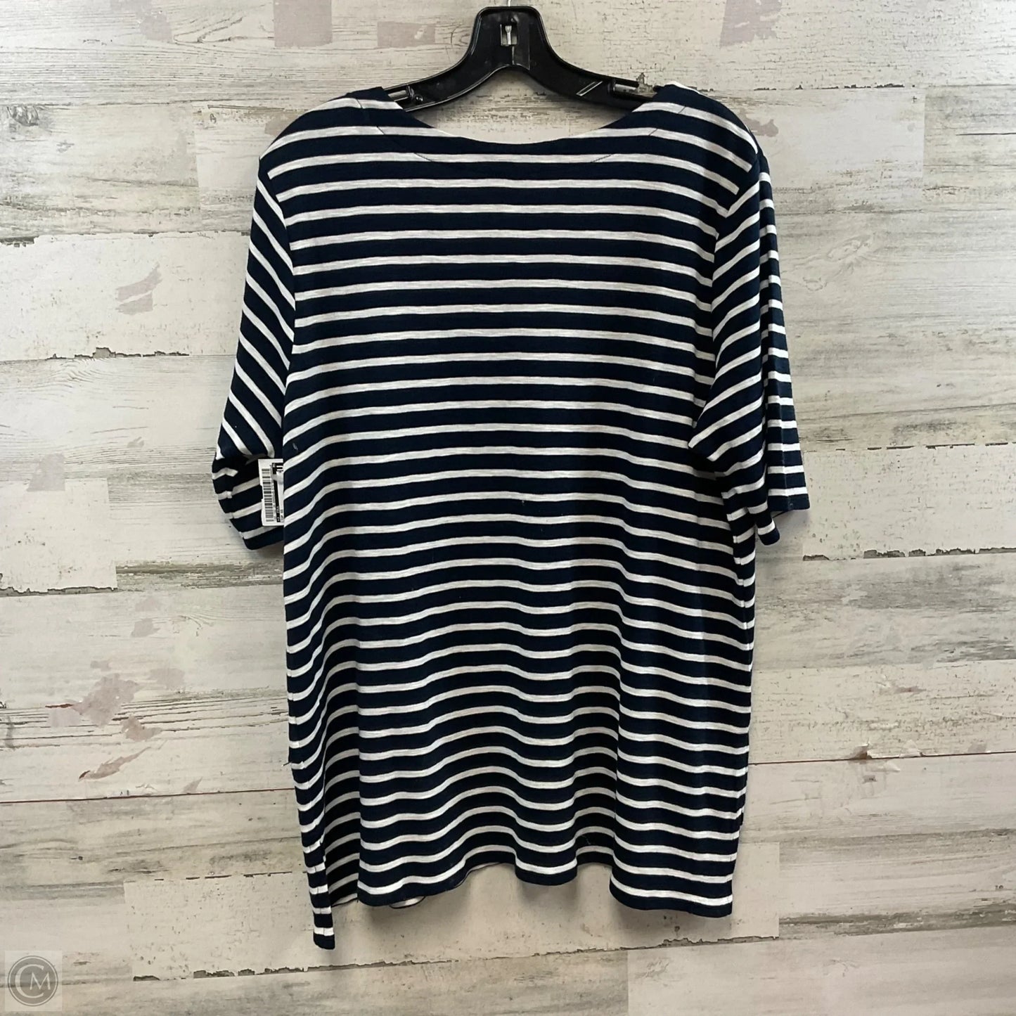 Top Short Sleeve By J. Jill In Blue, Size: L