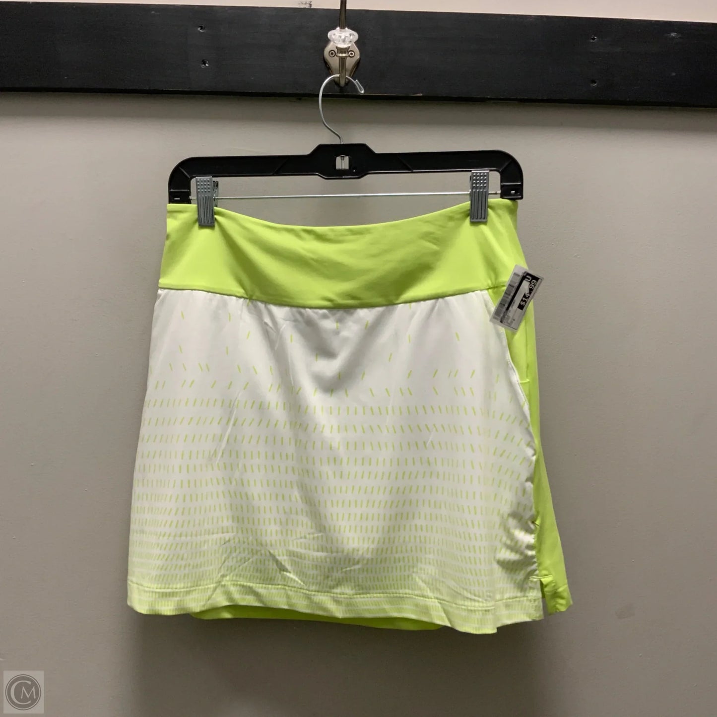 Athletic Skort By Adidas In Green, Size: S