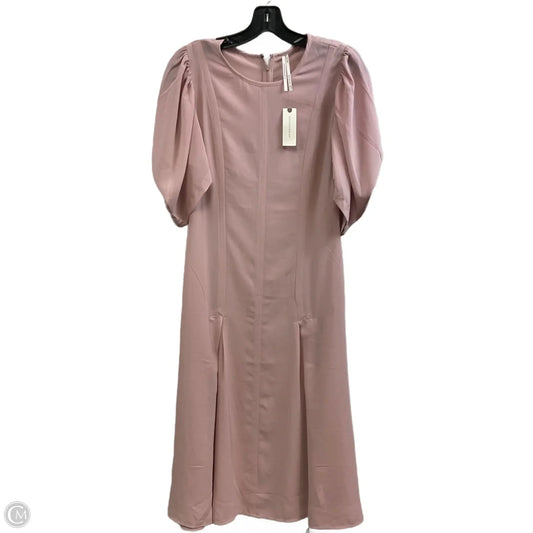 Dress Casual Midi By Anthropologie In Pink, Size: S