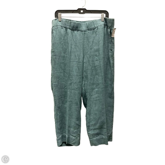 Pants Linen By Pure Jill In Blue, Size: L