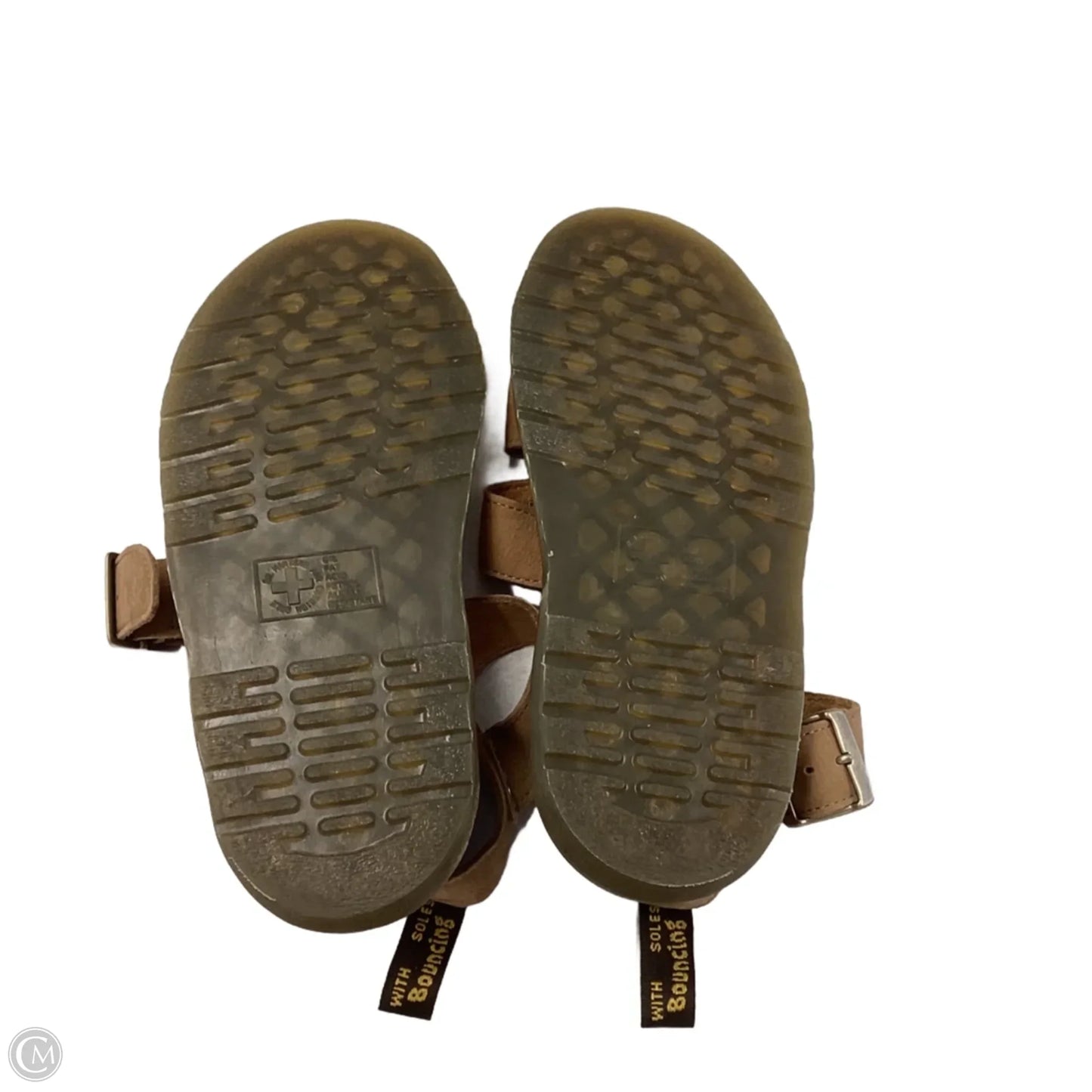 Sandals Flats By Dr Martens In Brown, Size: 8