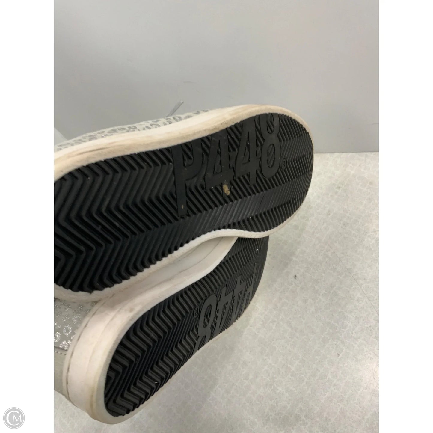 Shoes Sneakers By P448 In Grey, Size: 6.5