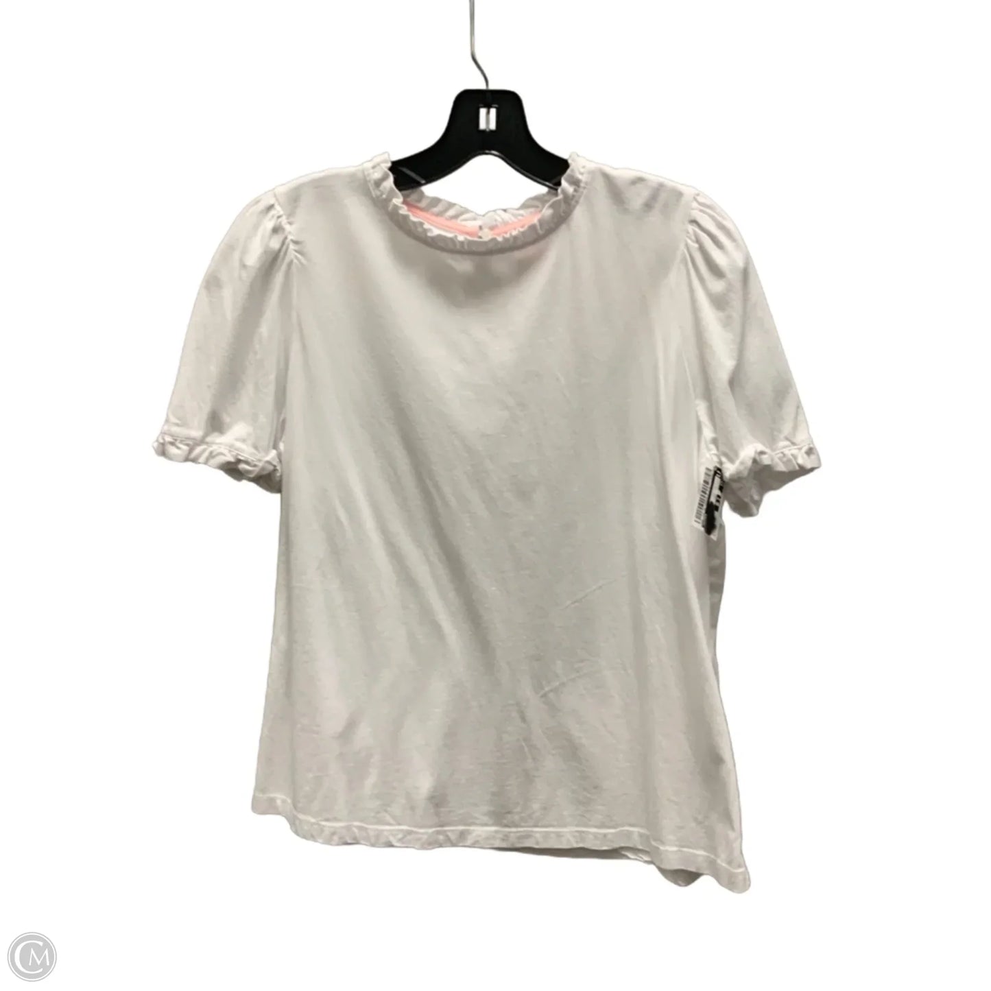 Top Short Sleeve By Boden In White, Size: L