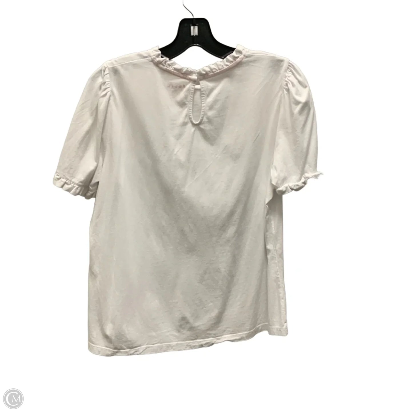 Top Short Sleeve By Boden In White, Size: L