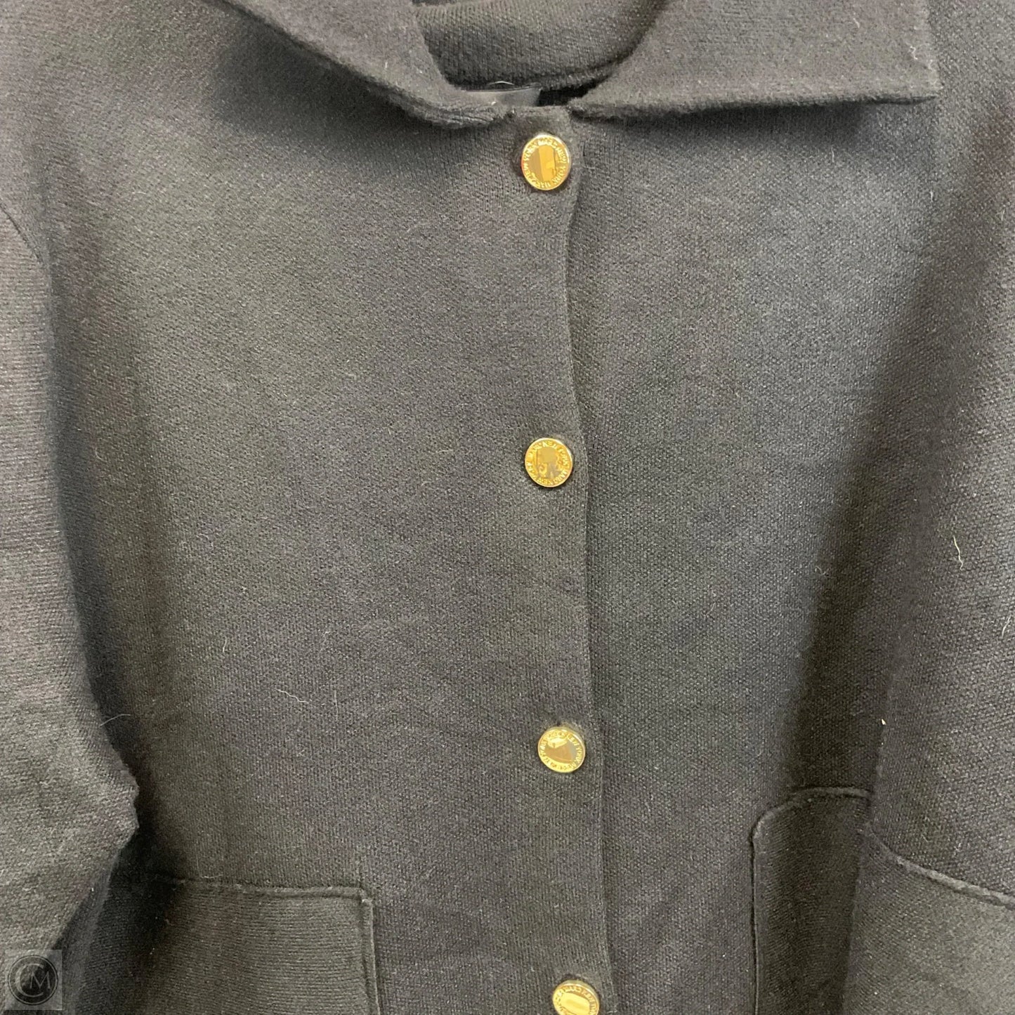 Sweater Cardigan By Marc New York In Black, Size: 1x