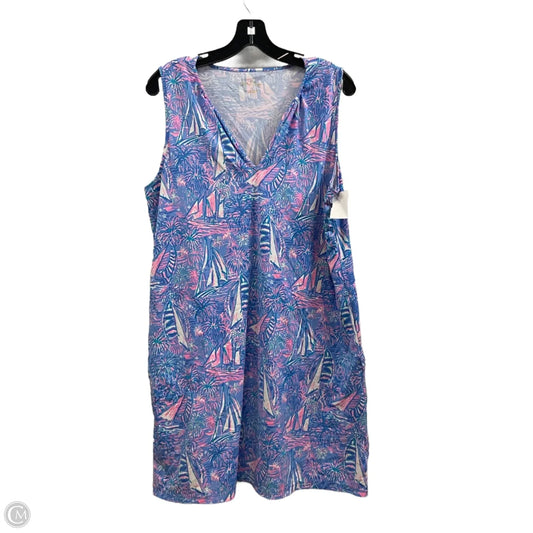 Dress Casual Short By Lilly Pulitzer In Blue, Size: L