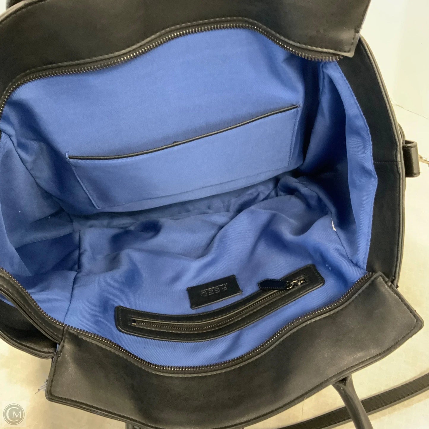 Handbag Leather By Reed, Size: Large