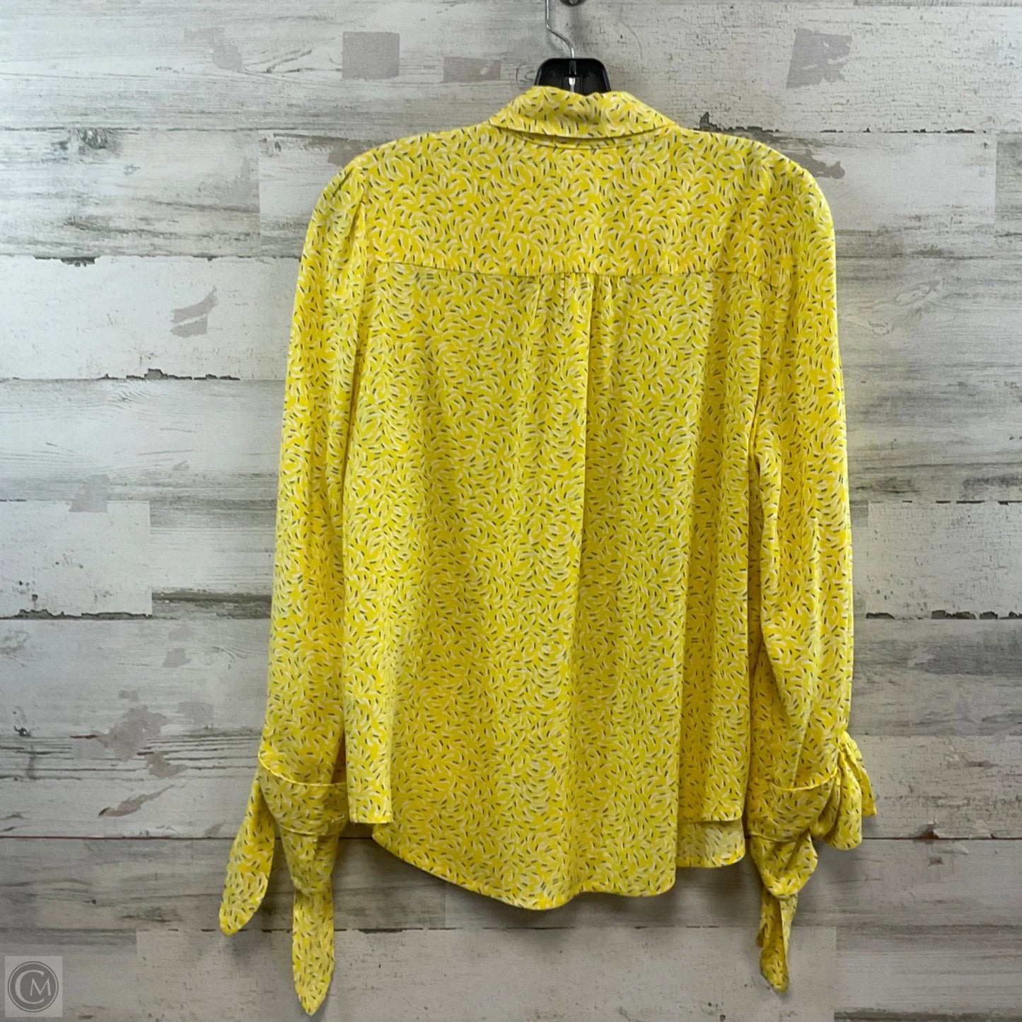 Blouse Long Sleeve By Maeve In Yellow, Size: M
