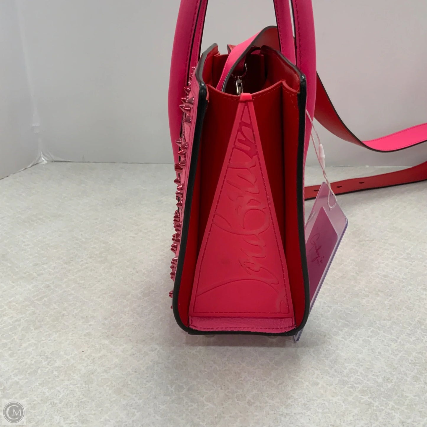 Handbag Luxury Designer By Christian Louboutin, Size: Small