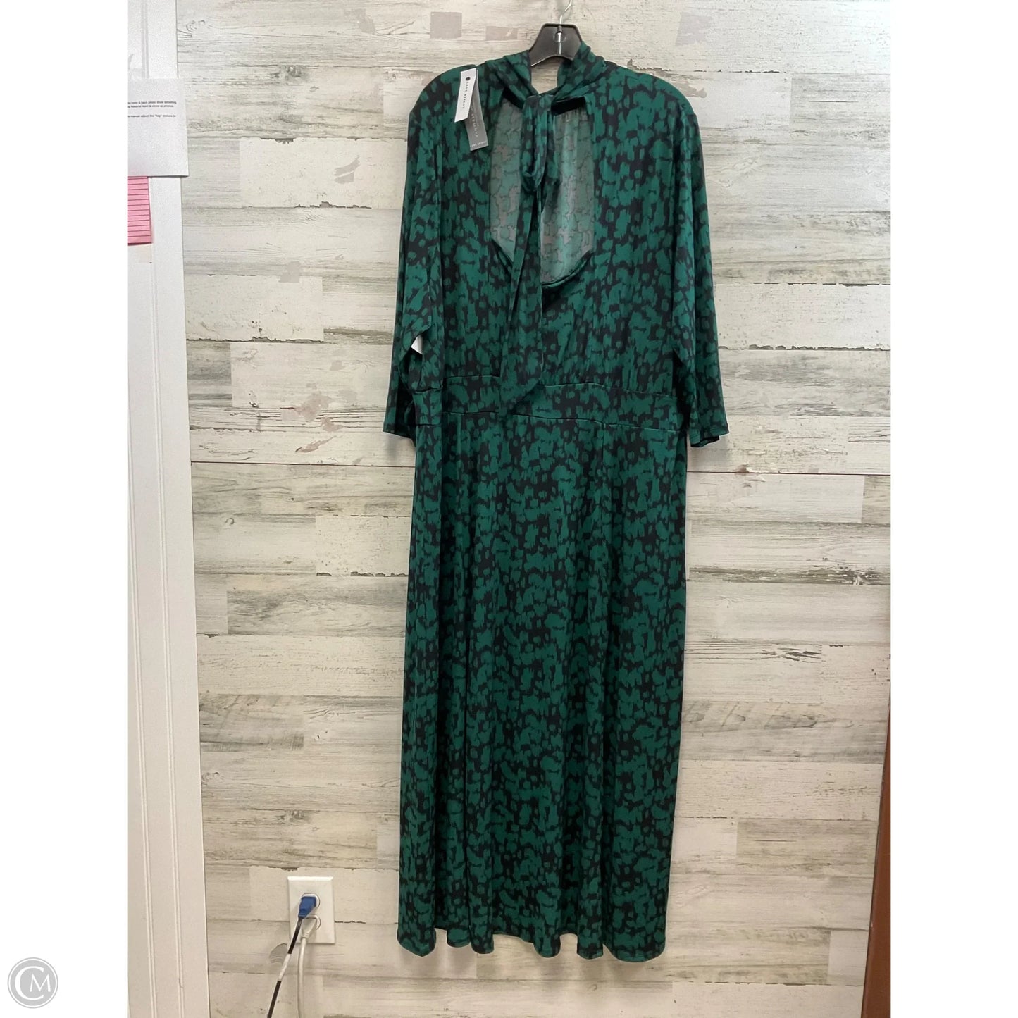 Dress Casual Maxi By Lane Bryant In Green, Size: 4x