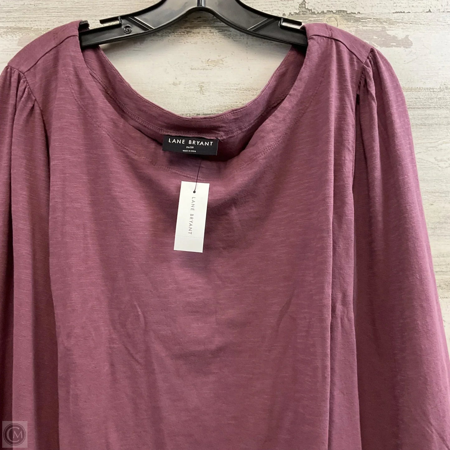 Top Long Sleeve By Lane Bryant In Purple, Size: 4x