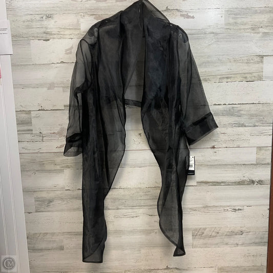 Top Long Sleeve By Adrianna Papell In Black, Size: L