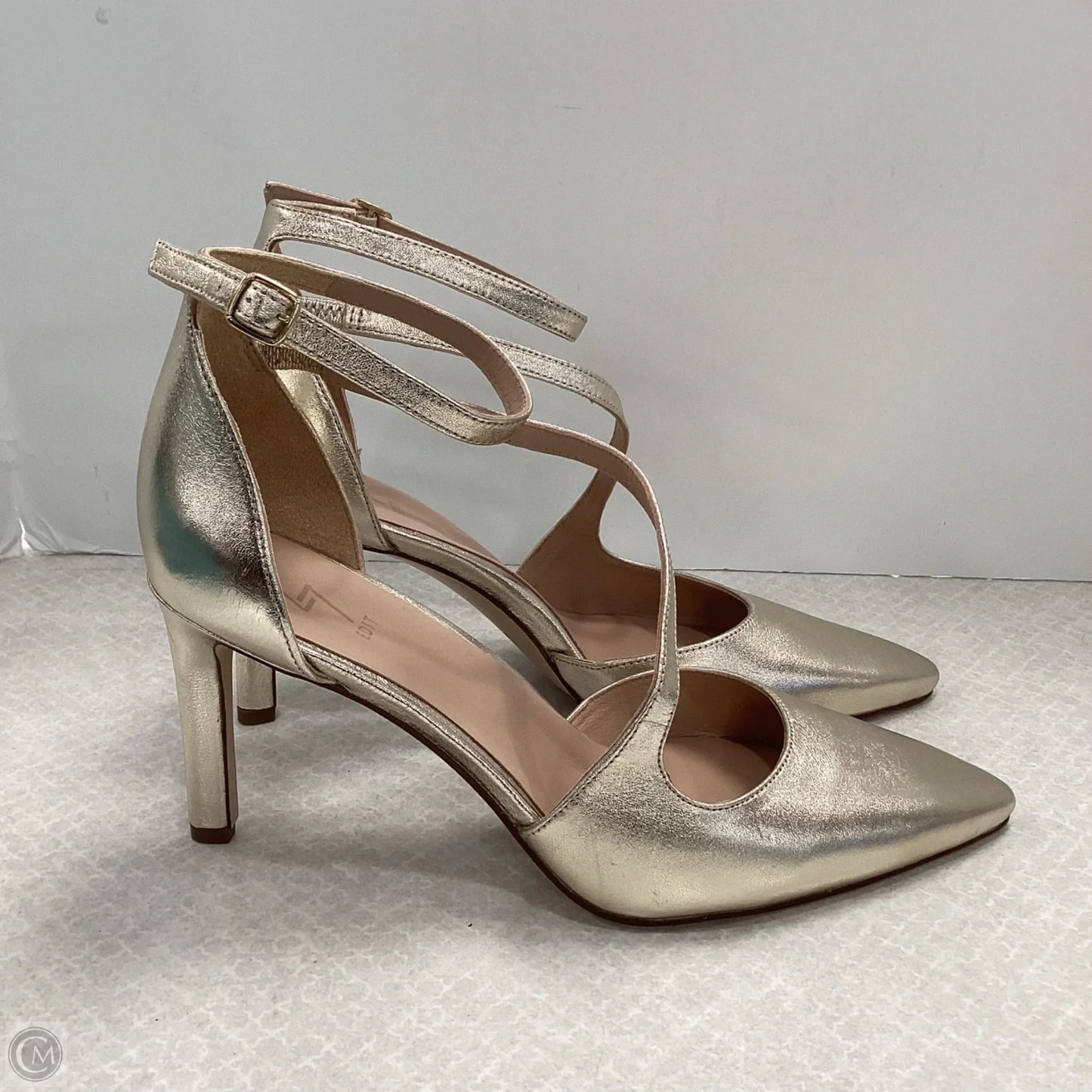 Shoes Heels Stiletto By 27 In Gold, Size: 9.5