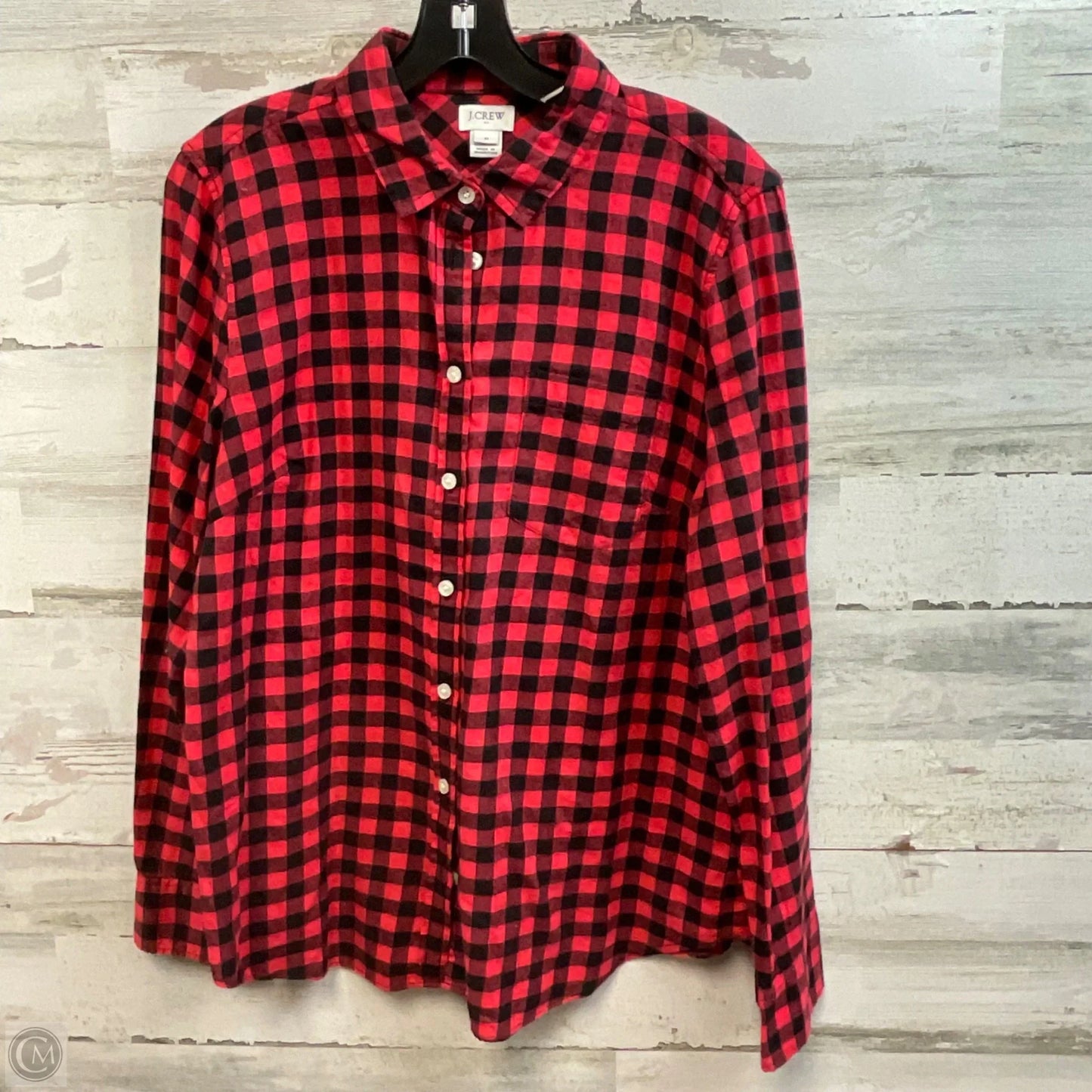 Top Ls  By J. Crew In Red, Size: M