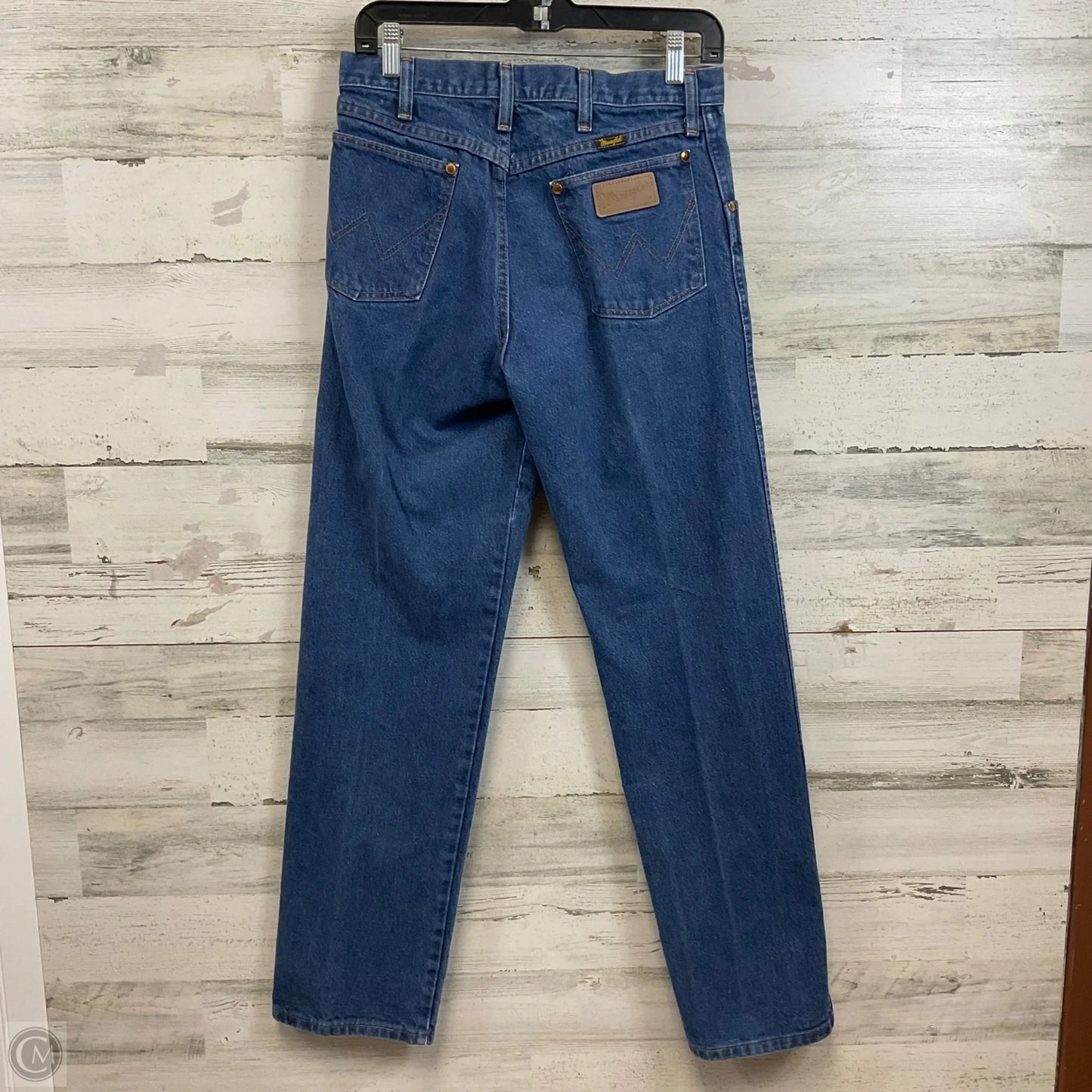 Jeans Boot Cut By Wrangler In Blue Denim, Size: 10