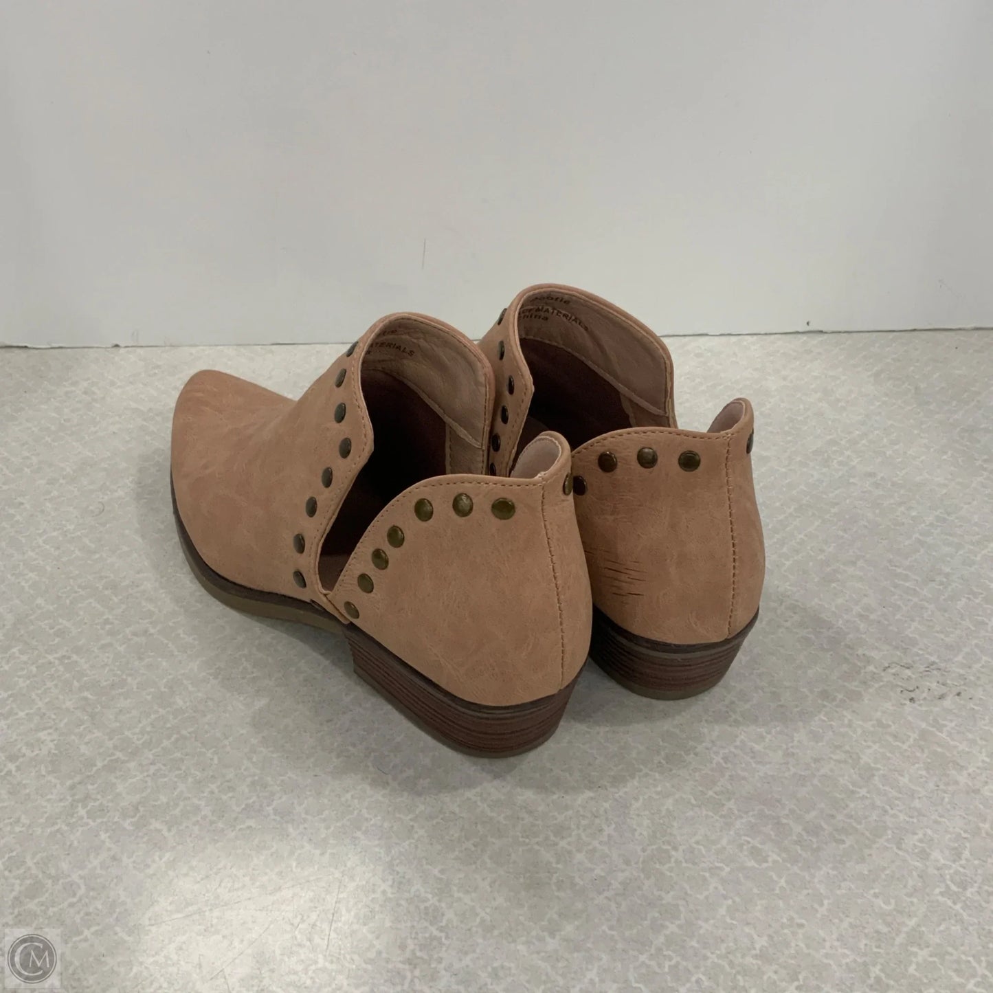 Boots Ankle Flats By Seven 7 In Brown, Size: 8