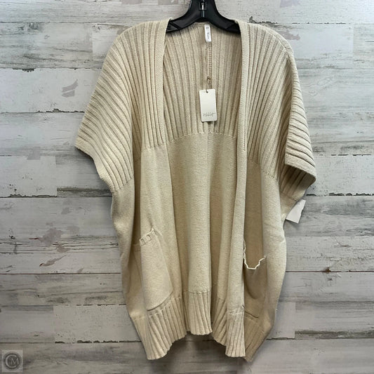 Sweater Cardigan By Wishlist In Tan, Size: S