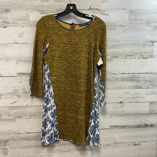 Dress Casual Short By Thml In Blue & Yellow, Size: S