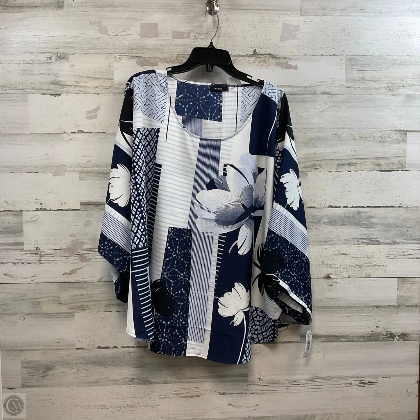 Pants Suit 2pc By Natori In Blue, Size: 3x