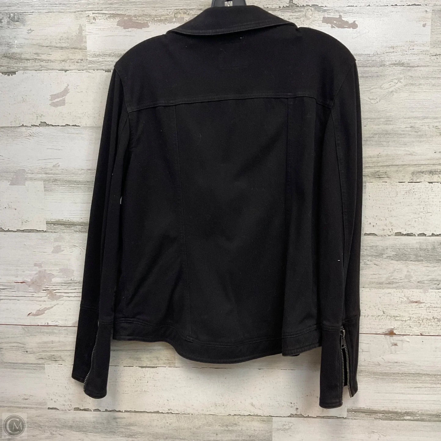 Jacket Denim By Liverpool In Black Denim, Size: M