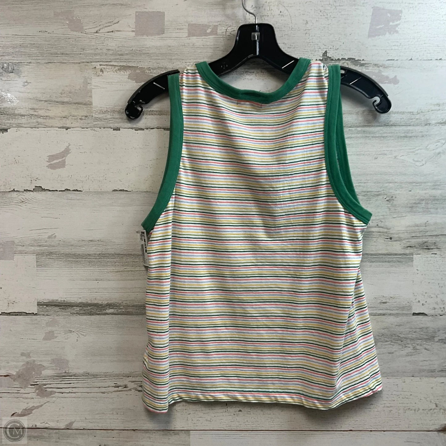 Top Sleeveless By Mother In Green, Size: S