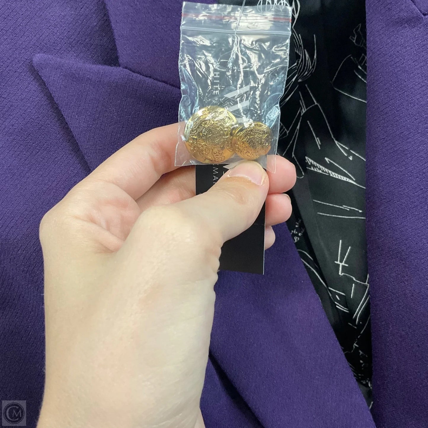 Blazer By White House Black Market In Purple, Size: Xxs