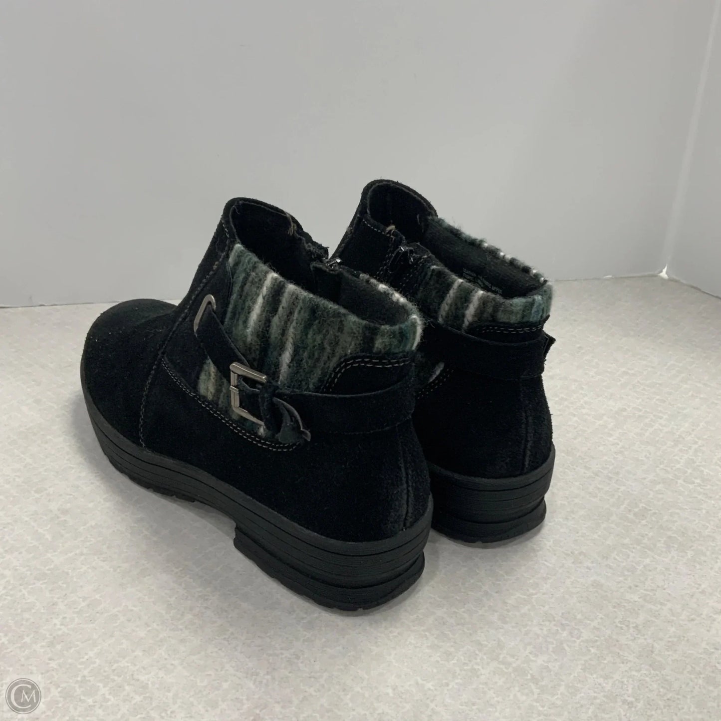 Boots Ankle Flats By Earth Origins In Black, Size: 10