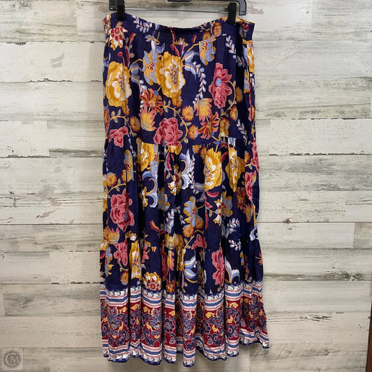 Skirt Maxi By Soft Surroundings In Purple, Size: L