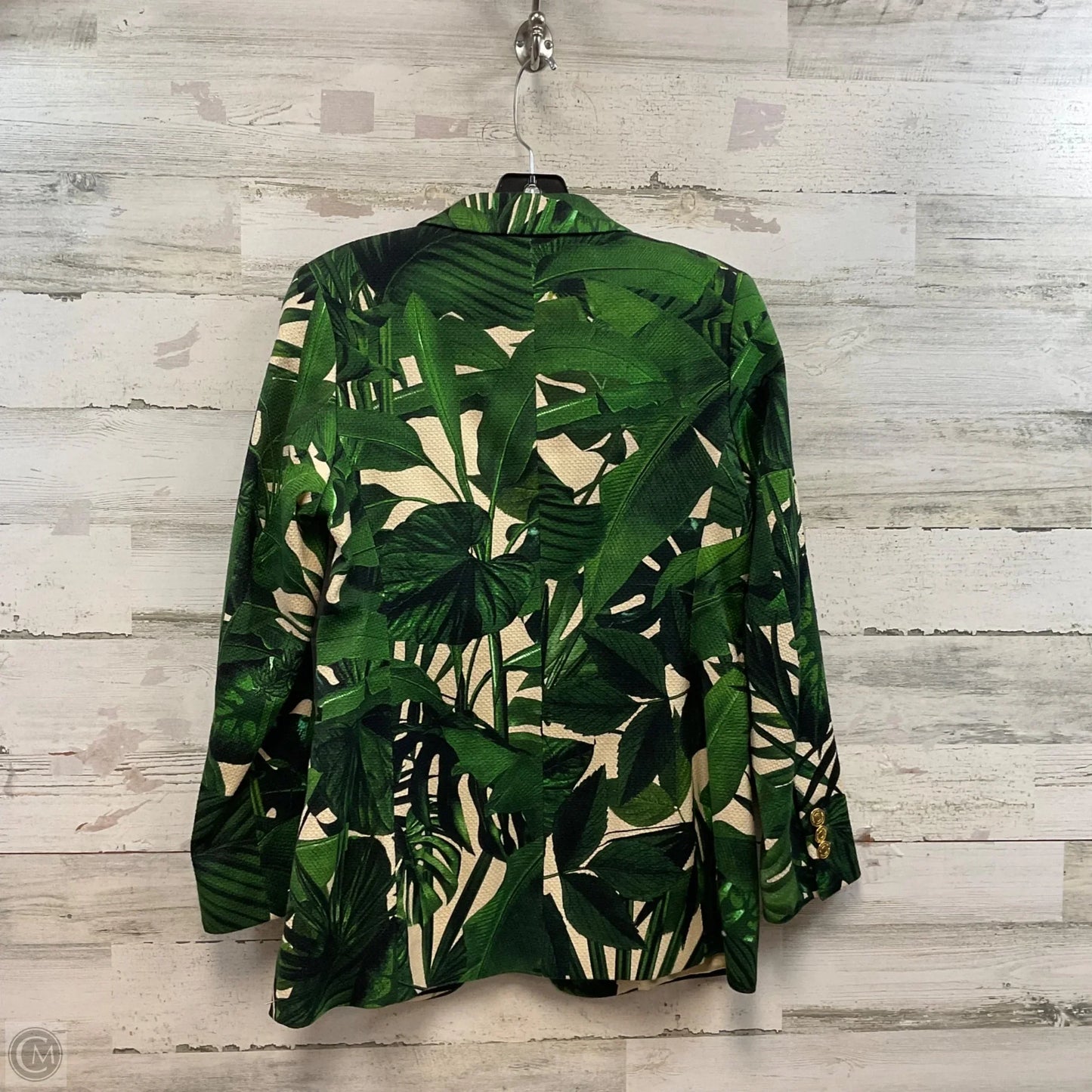 Blazer By VILAGALLO In Green, Size: S