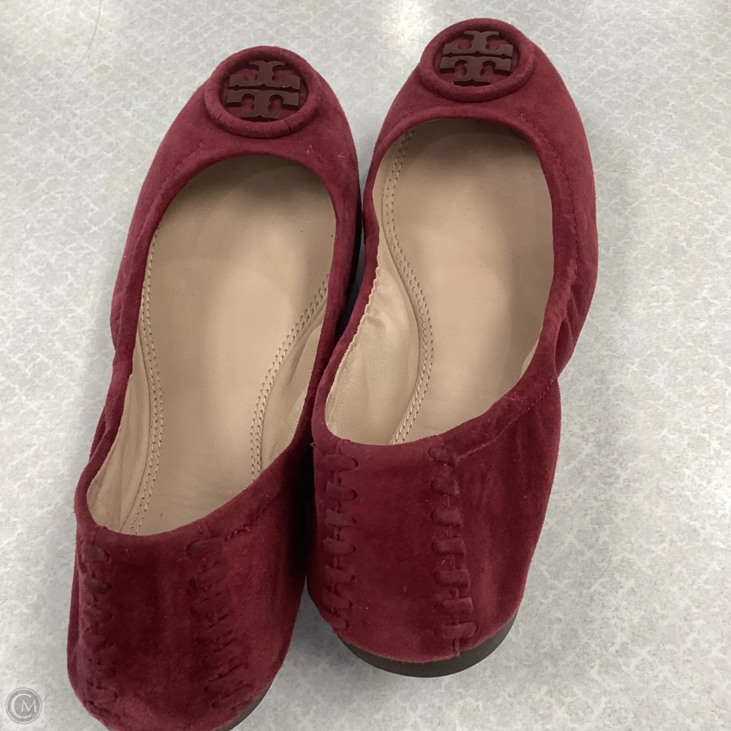 Shoes Designer By Tory Burch In Maroon, Size: 6