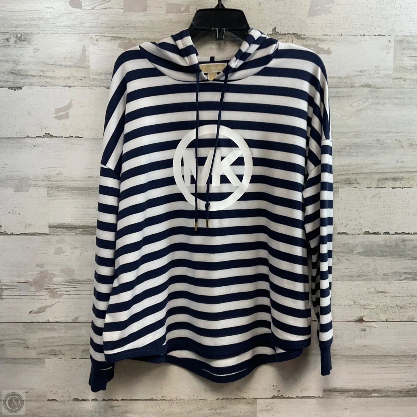 Top Long Sleeve By Michael By Michael Kors In White, Size: L