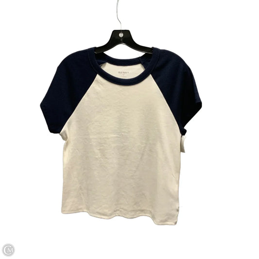 Top Short Sleeve By Old Navy In White, Size: Xl