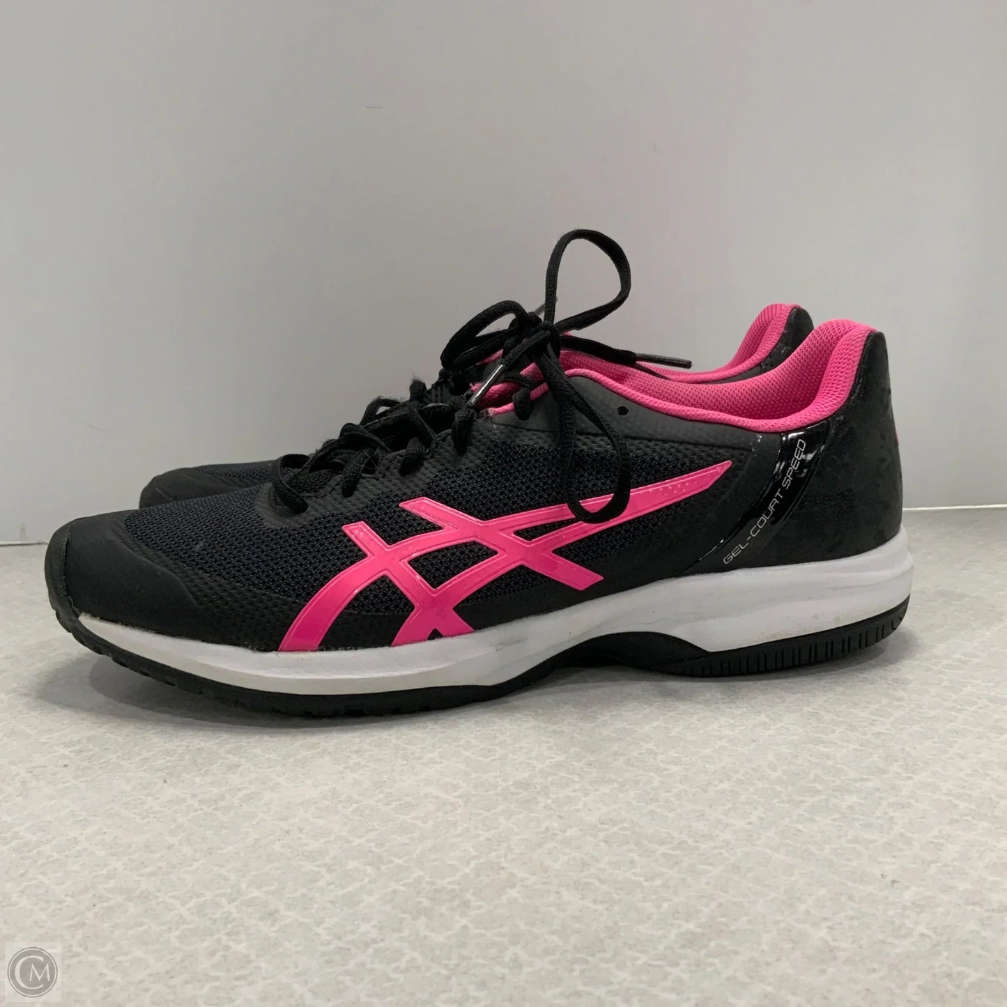 Shoes Athletic By Asics In Black & Pink, Size: 9.5