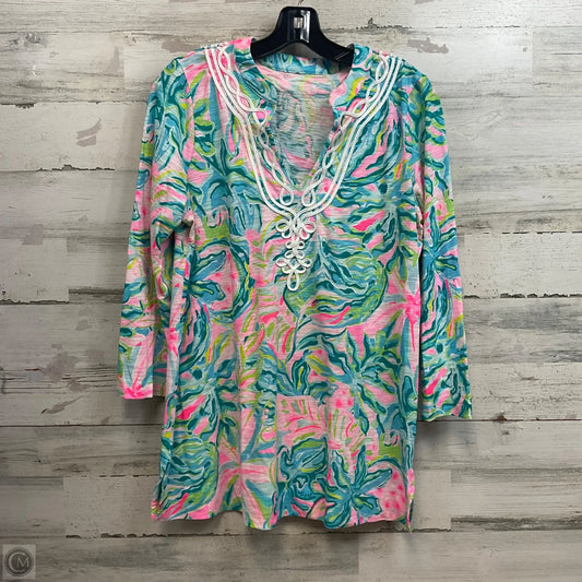 Top Long Sleeve By Lilly Pulitzer In Green, Size: M