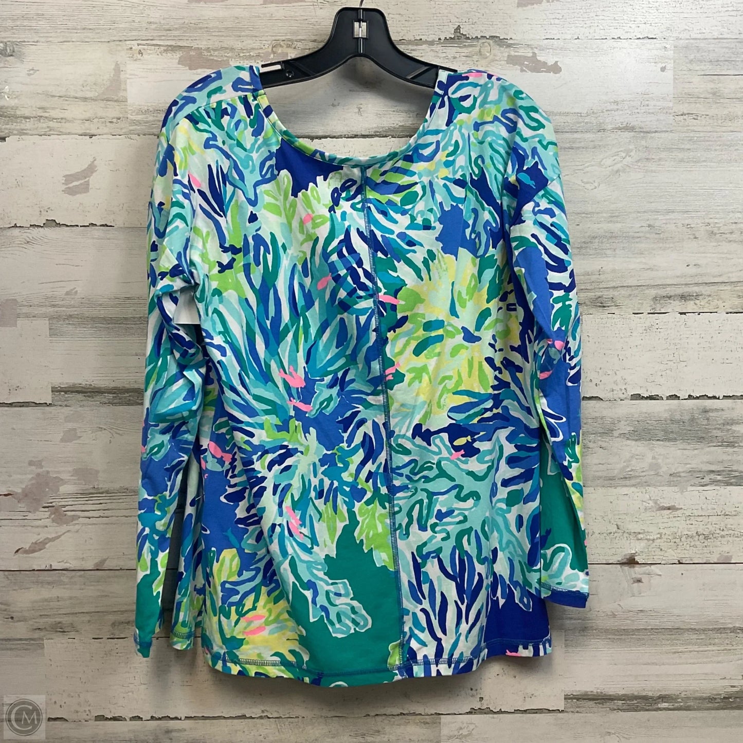 Top Long Sleeve By Lilly Pulitzer In Green, Size: S