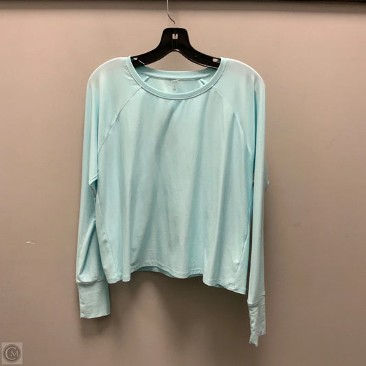 Athletic Top Long Sleeve Crewneck By Beyond Yoga In Blue, Size: S