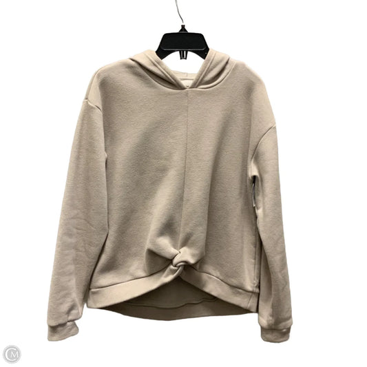 Athletic Top Long Sleeve Hoodie By Zella In Grey, Size: Xs