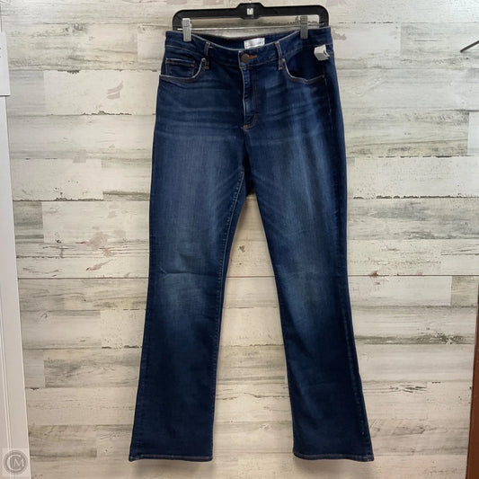 Jeans Boot Cut By Loft In Blue Denim, Size: 12