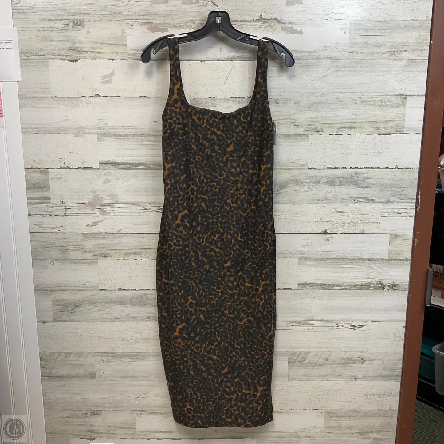 Dress Casual Midi By Beyond Yoga In Black & Orange, Size: L