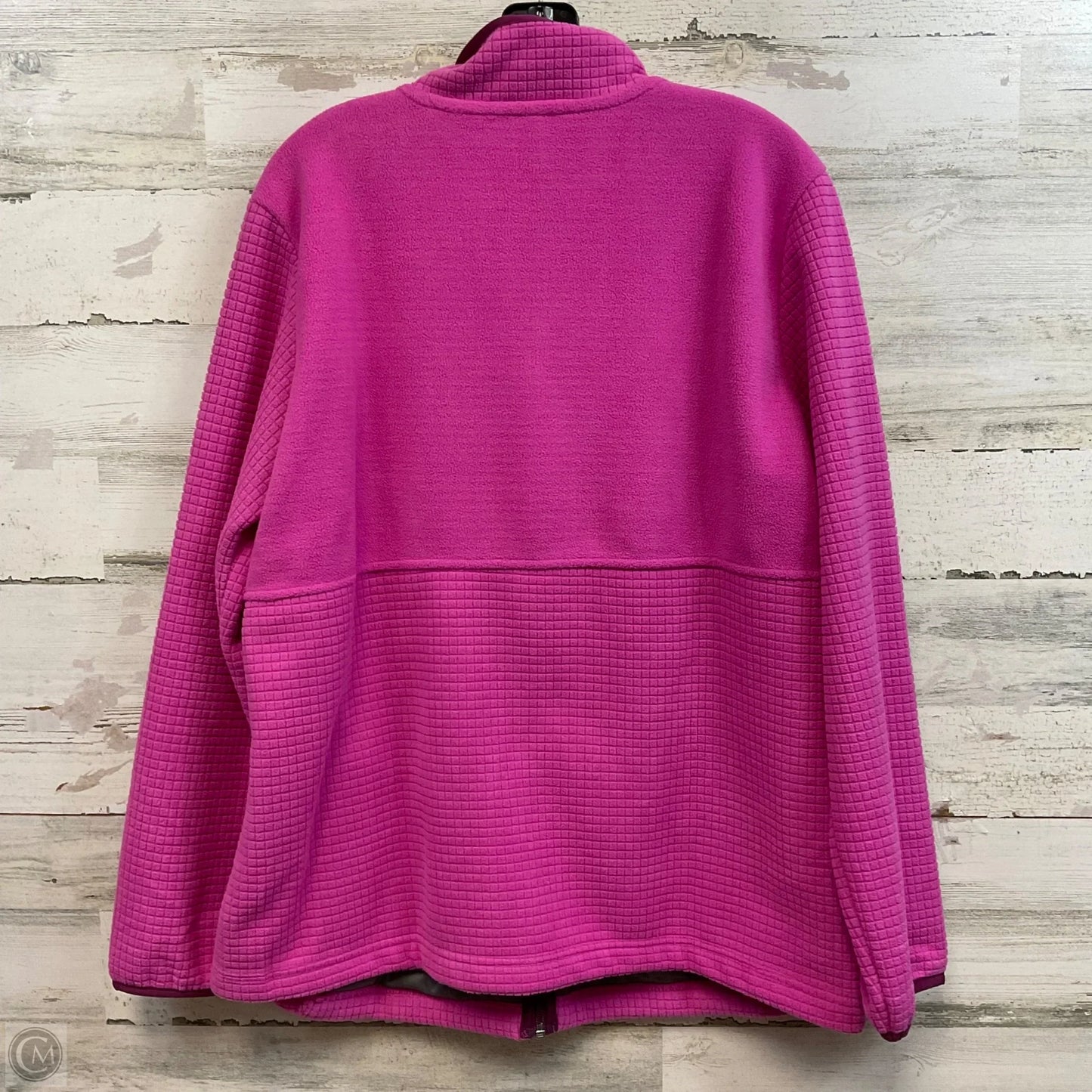 Jacket Fleece By Lands End In Pink, Size: Xl