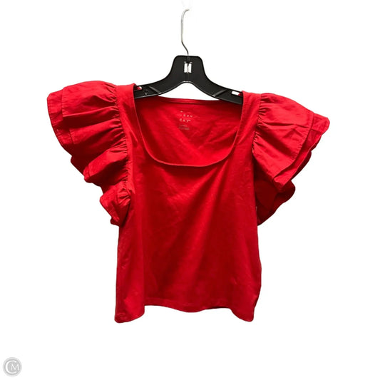 Top Short Sleeve By A New Day In Red, Size: Xs
