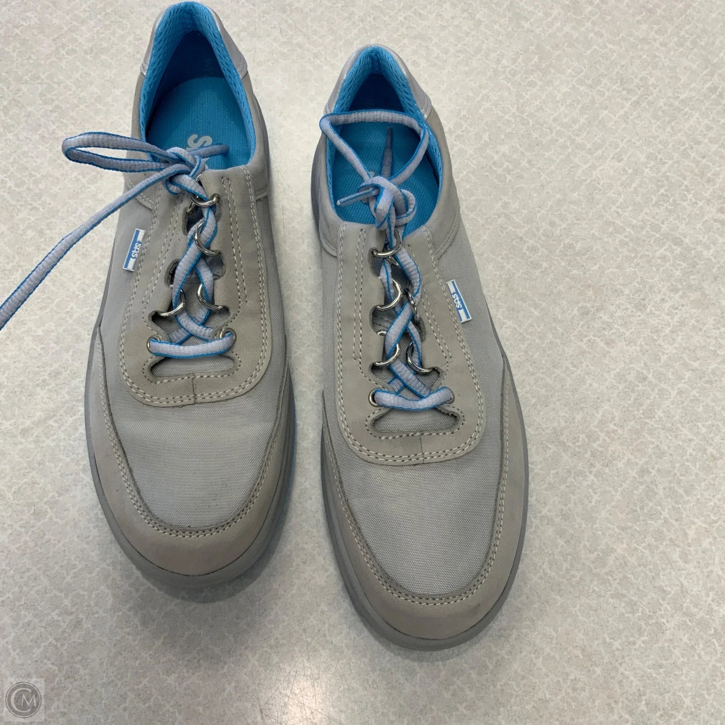 Shoes Sneakers By Sas In Grey, Size: 8