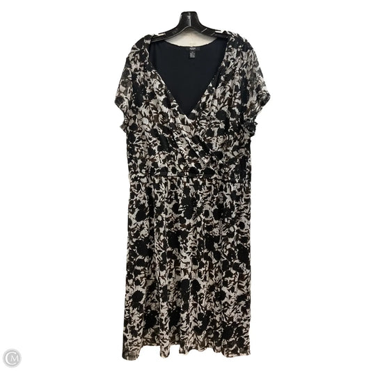 Dress Casual Midi By Alfani In Black, Size: 3x