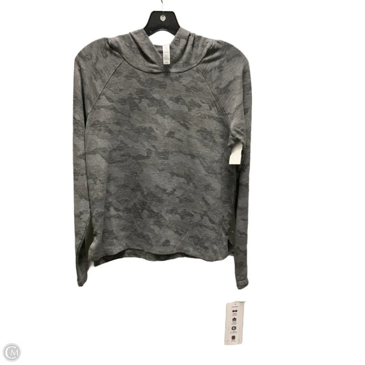 Athletic Top Long Sleeve Hoodie By Rbx In Grey, Size: S