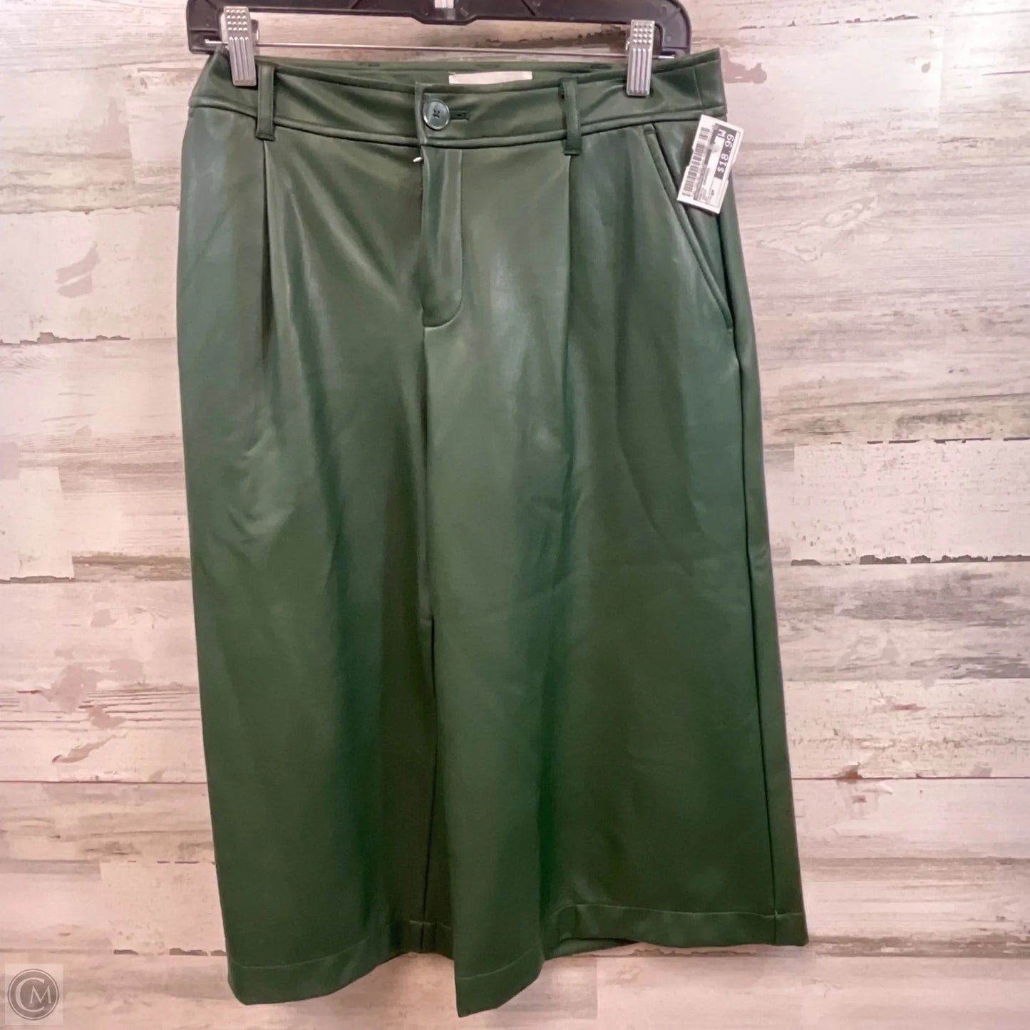 Pants Cropped By Anthropologie In Green, Size: 6p