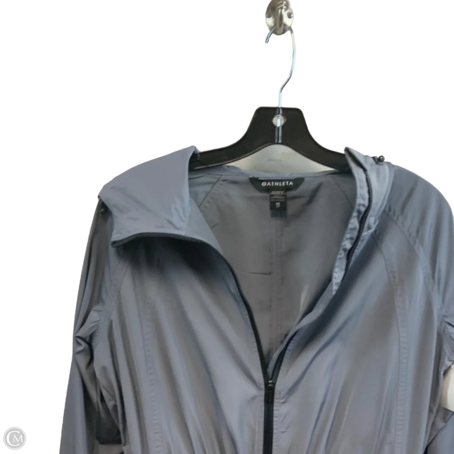 Jacket Windbreaker By Athleta In Grey, Size: Xs